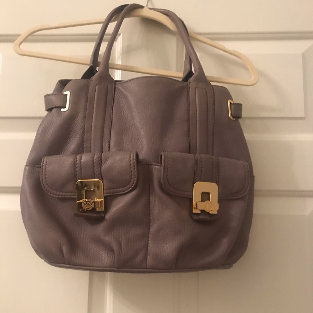 Michael Kors leather purse, purple color